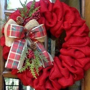 Handmade to order burlap wreaths several listed